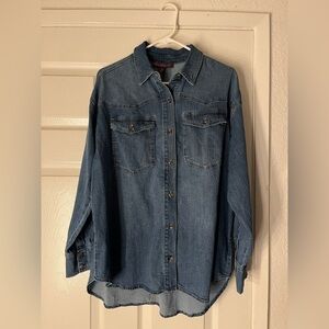 DENIM OVERSIZED SHIRT